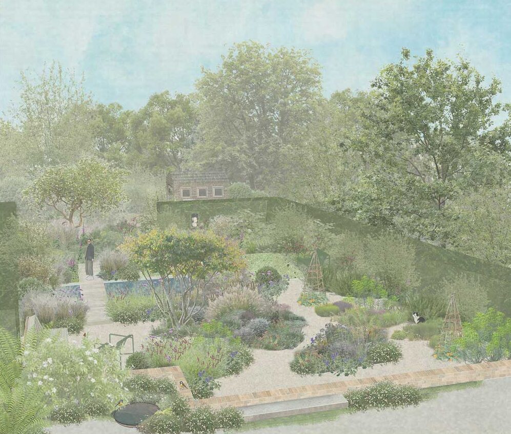 3D visualisation of family garden in Dulwich